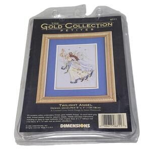 Dimensions The Gold Collection Petites Twilight Angel Cross Stitch 6711 5x7 NEW